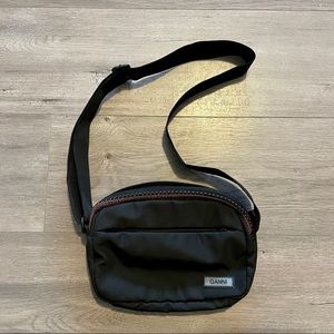Ganni Tech Fabric Crossbody Bag
